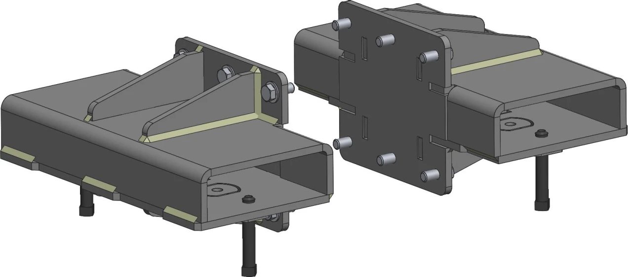 WeldPro 360 Bolt-On Shop Transport Bracket for Floor-Mounted Columns