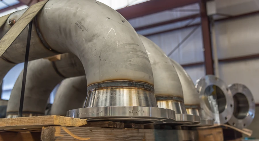 Pallet of Pipe Weldments