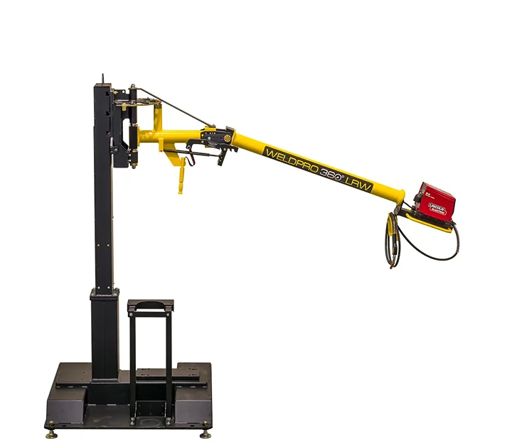 WeldPro 360LRW-10ML Mig Weld Arm - Shown with optional Mobile Base