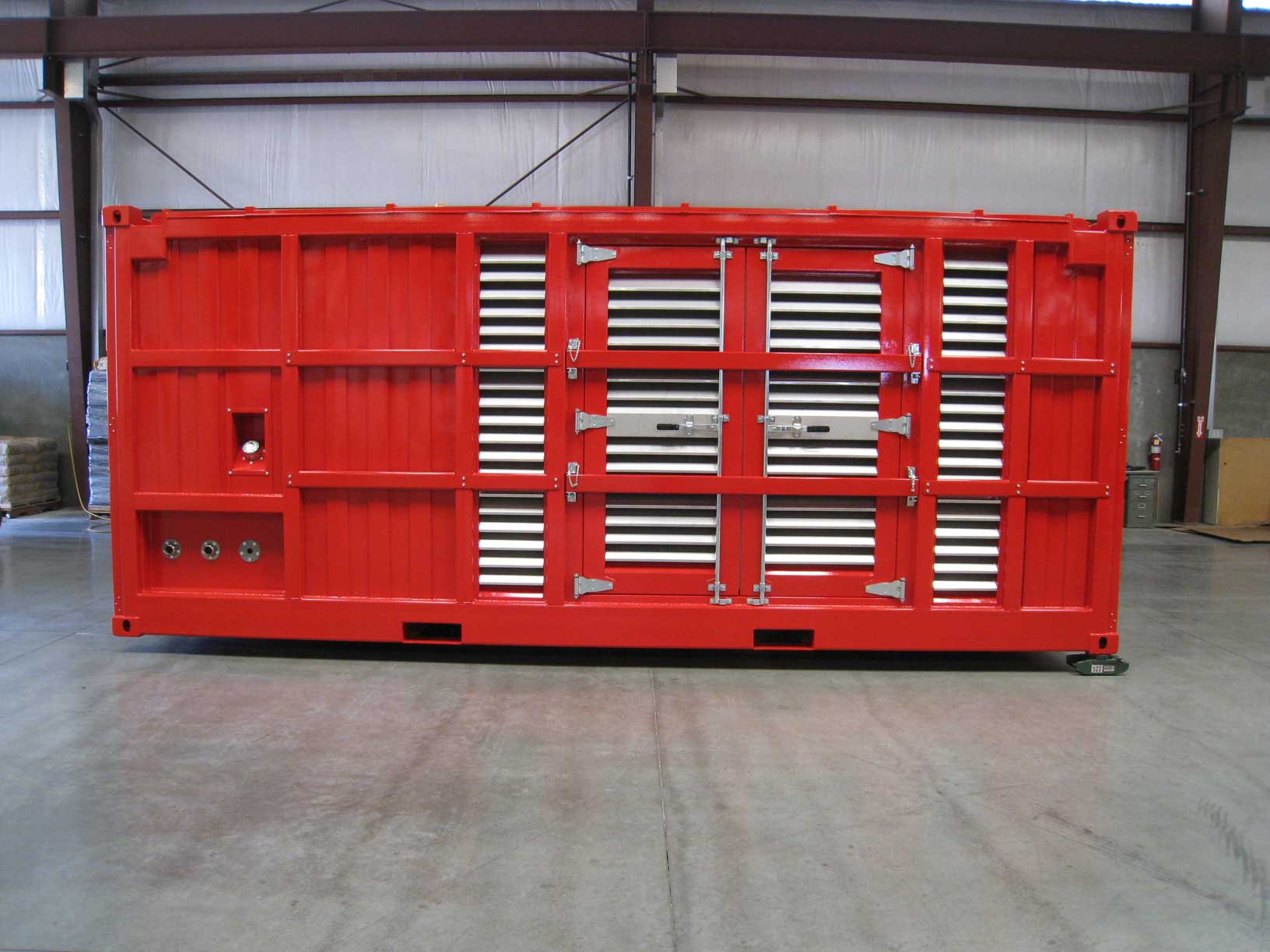 Mobile Compressor, Generator Container