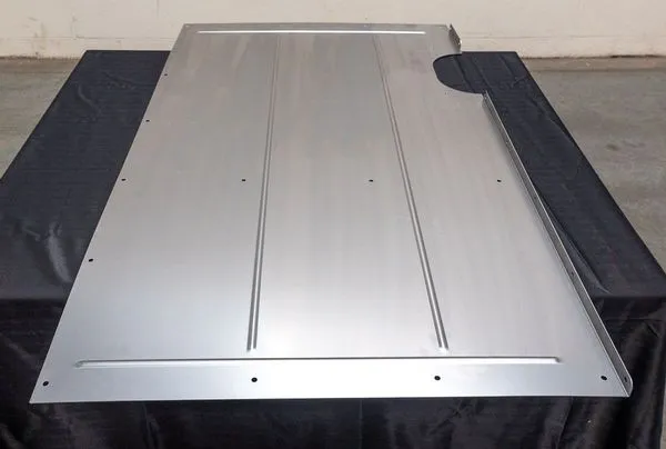 18GA CR - Punch Holes & Stiffening Ribs, Laser Cut Profile
