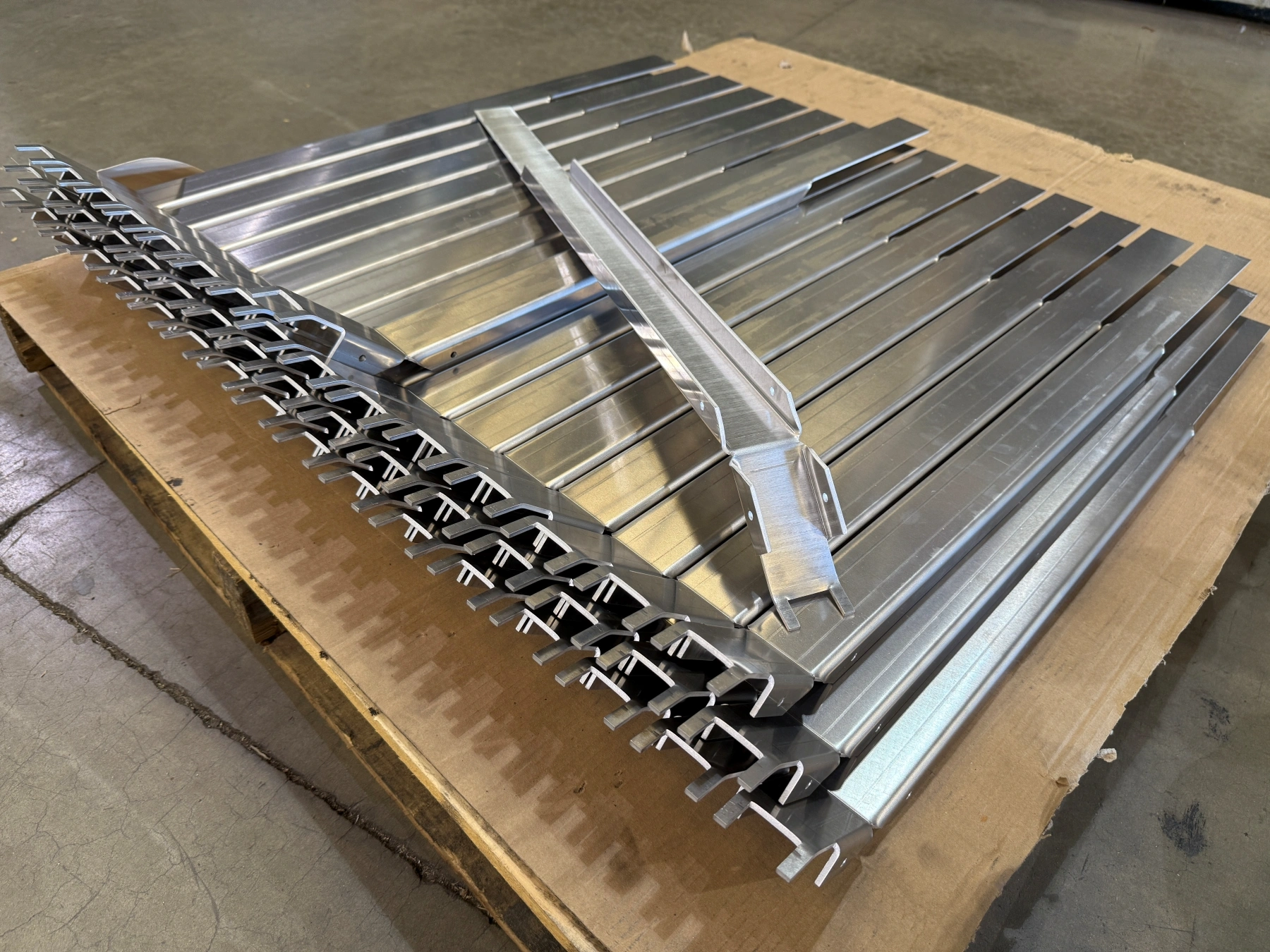 Formed aluminum parts