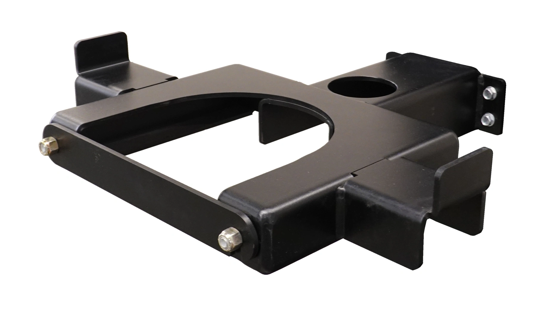 The WeldPro 360 gas cylinder mount with the bar closed