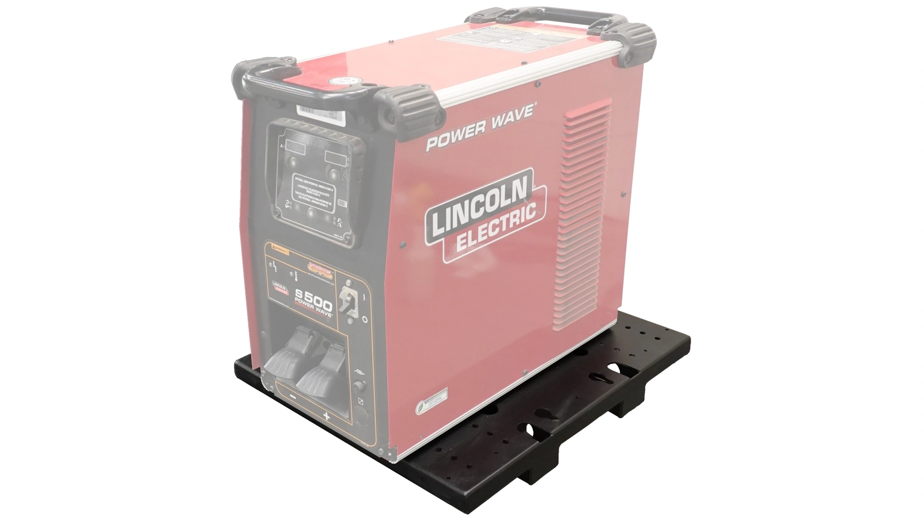 The WeldPro 360 welder mount with a welder installed