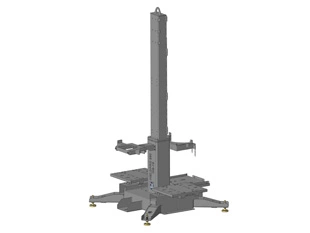 WeldPro 360 Freestanding Column for mounting LRW Welding Boom Arms