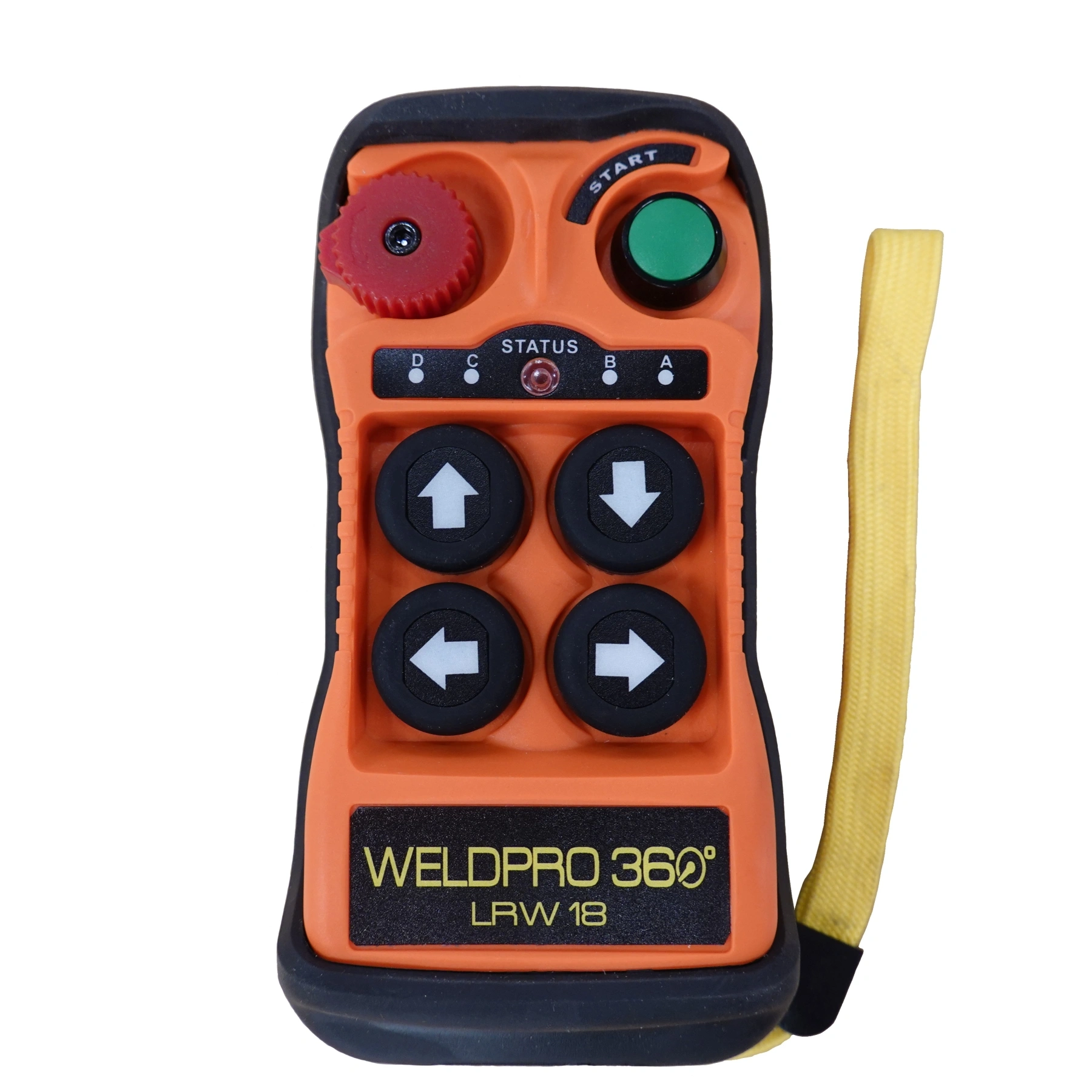 The wireless remote control for the WeldPro 360 LRW-18 MIG Welding Boom Arm