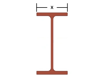 Building column flange profile