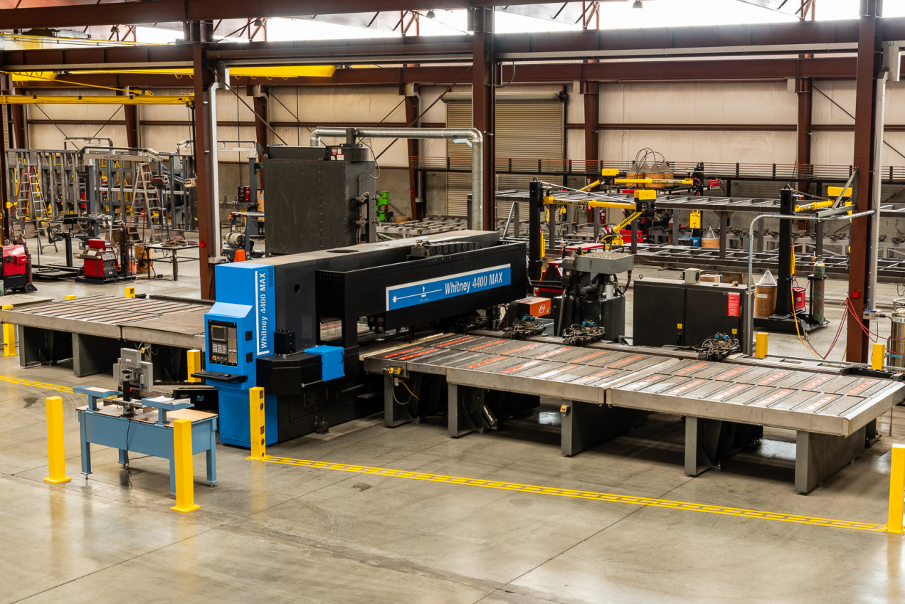 Whitney 4400 Max - 100 Ton CNC Punch Plasma